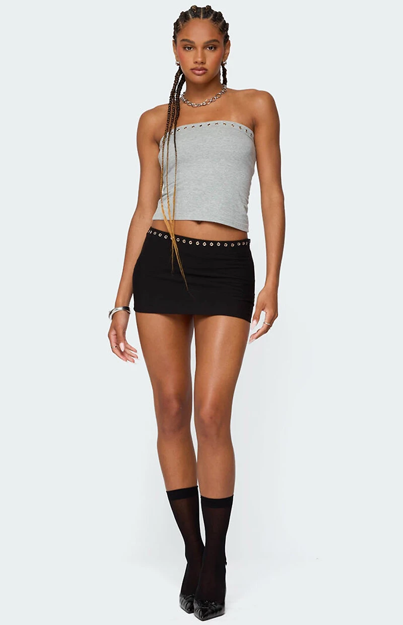 Edikted Built Bra Grommet Tube Top