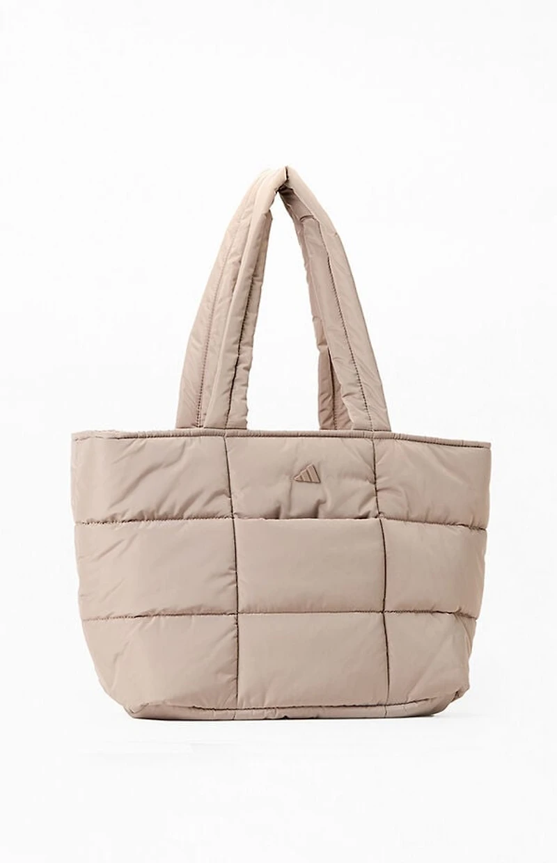 adidas Brown Quilted All Me 3 Tote Bag