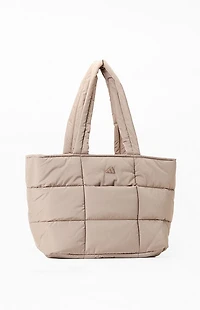 adidas Brown Quilted All Me 3 Tote Bag