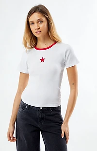 PS / LA Star Embroidered Skimmer T-Shirt