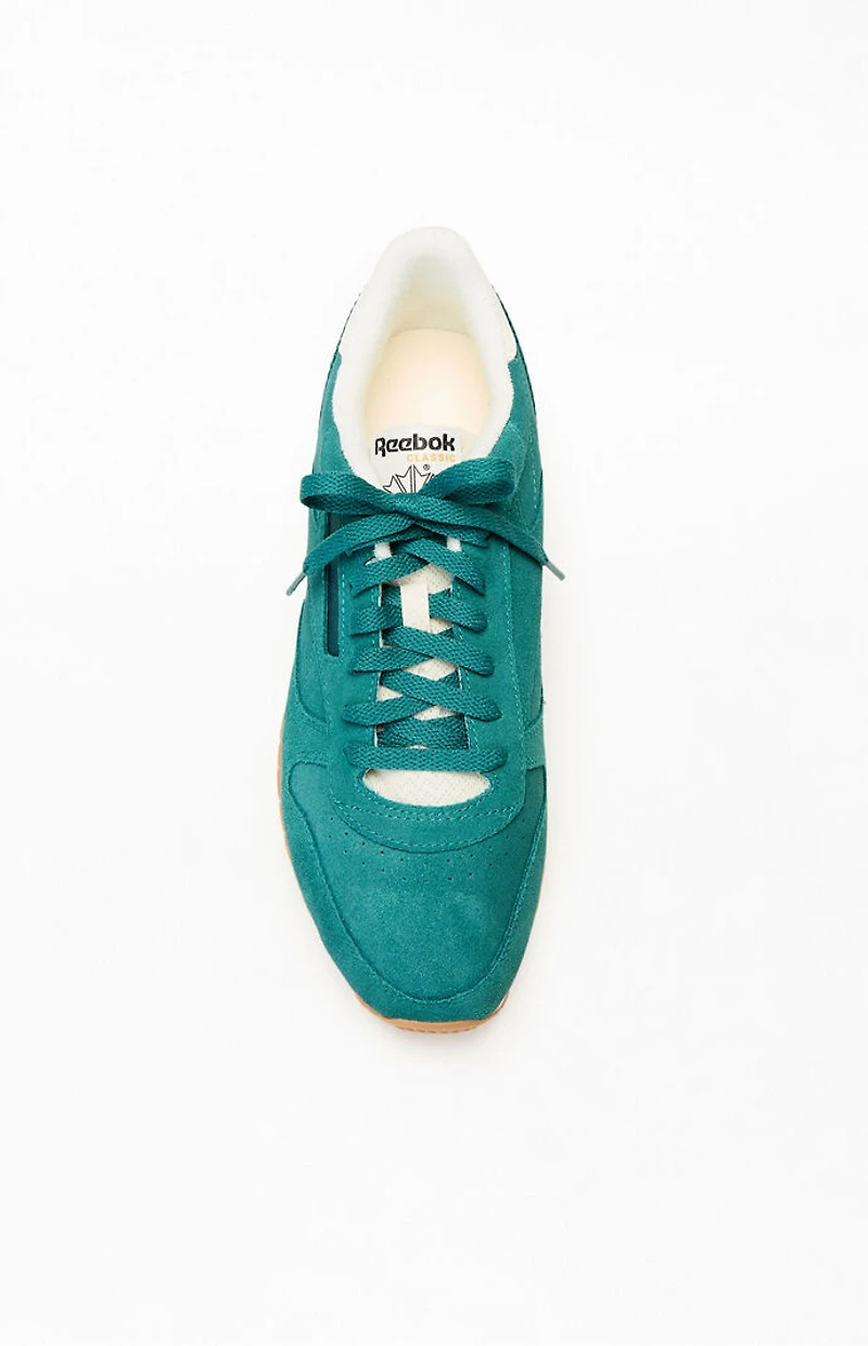 Reebok Teal Classic Leather Shoes