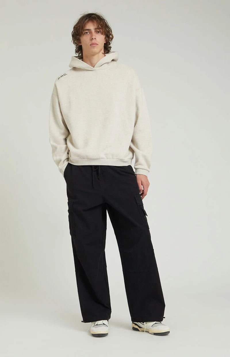 Pacsun Stretch Black Extreme Baggy Cargo Pants