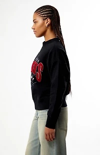 QORE Houston Rockets Mock Neck Sweatshirt