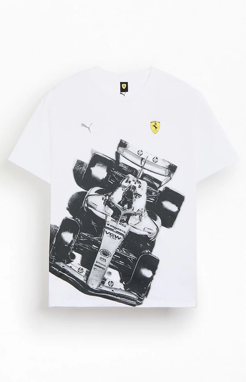 Puma White Ferrari T-Shirt