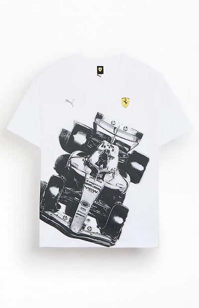 Puma White Ferrari T-Shirt