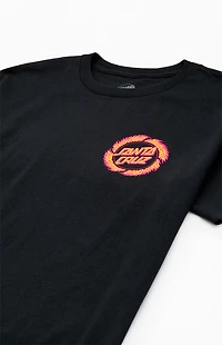 Santa Cruz Kids Flame Ringed Dot T-Shirt