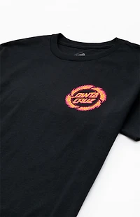 Santa Cruz Kids Flame Ringed Dot T-Shirt