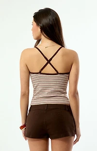 Pacsun Stretch Twill Micro Shorts