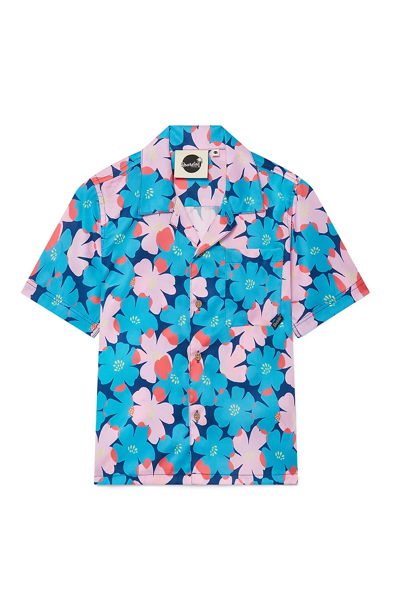 Boardies Kids Sully Floral Camp Shirt