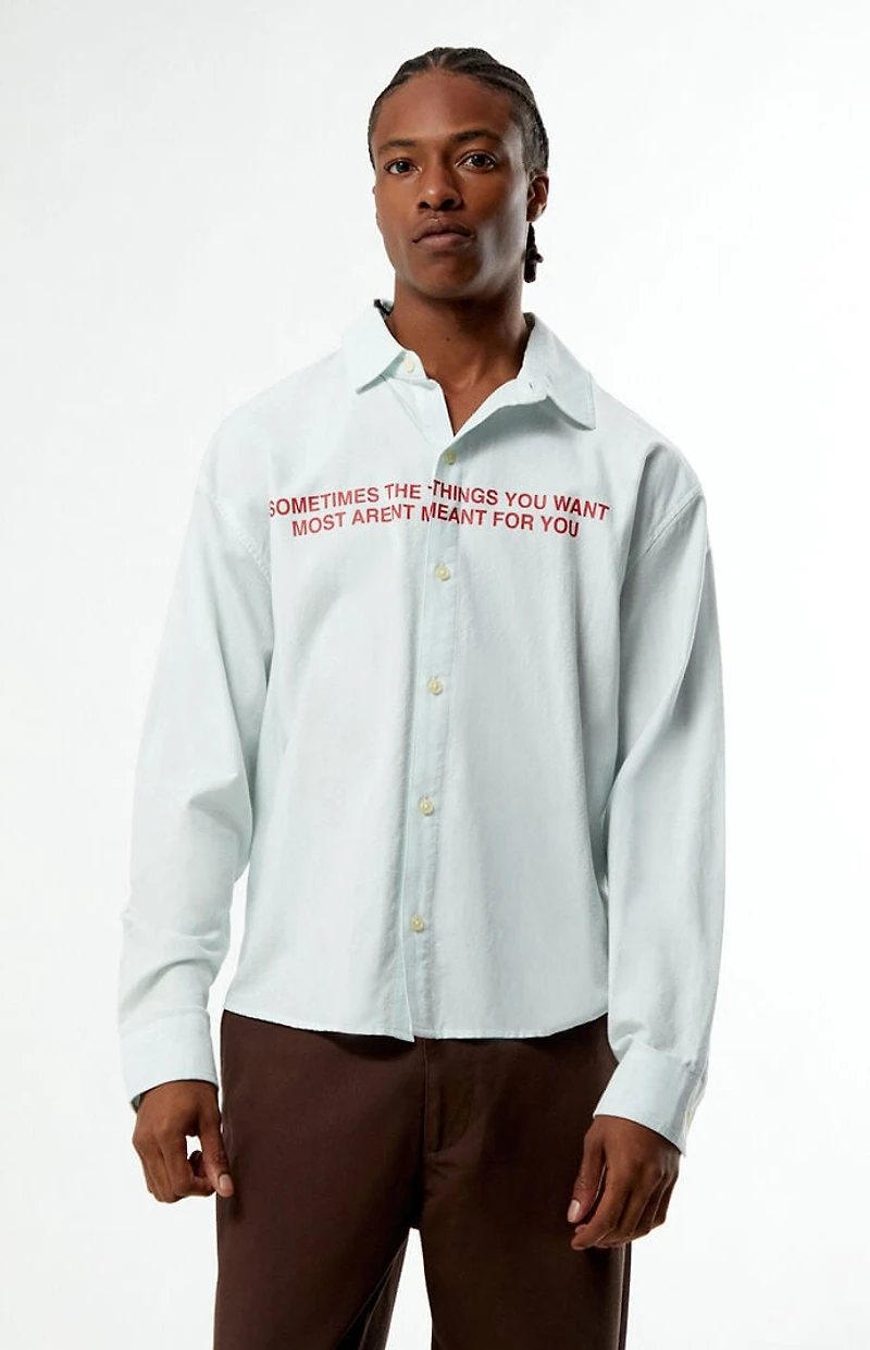 Pacsun Vision Striped Woven Long Sleeve Shirt