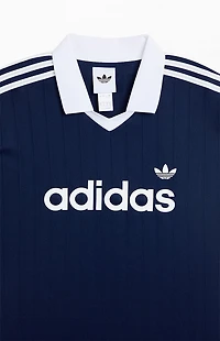 adidas Navy Drop Needle Short Sleeve Jersey