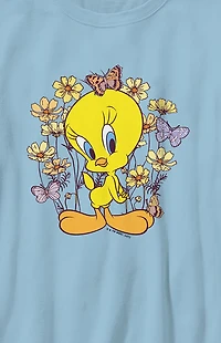 Kids Tweety Floral T-Shirt