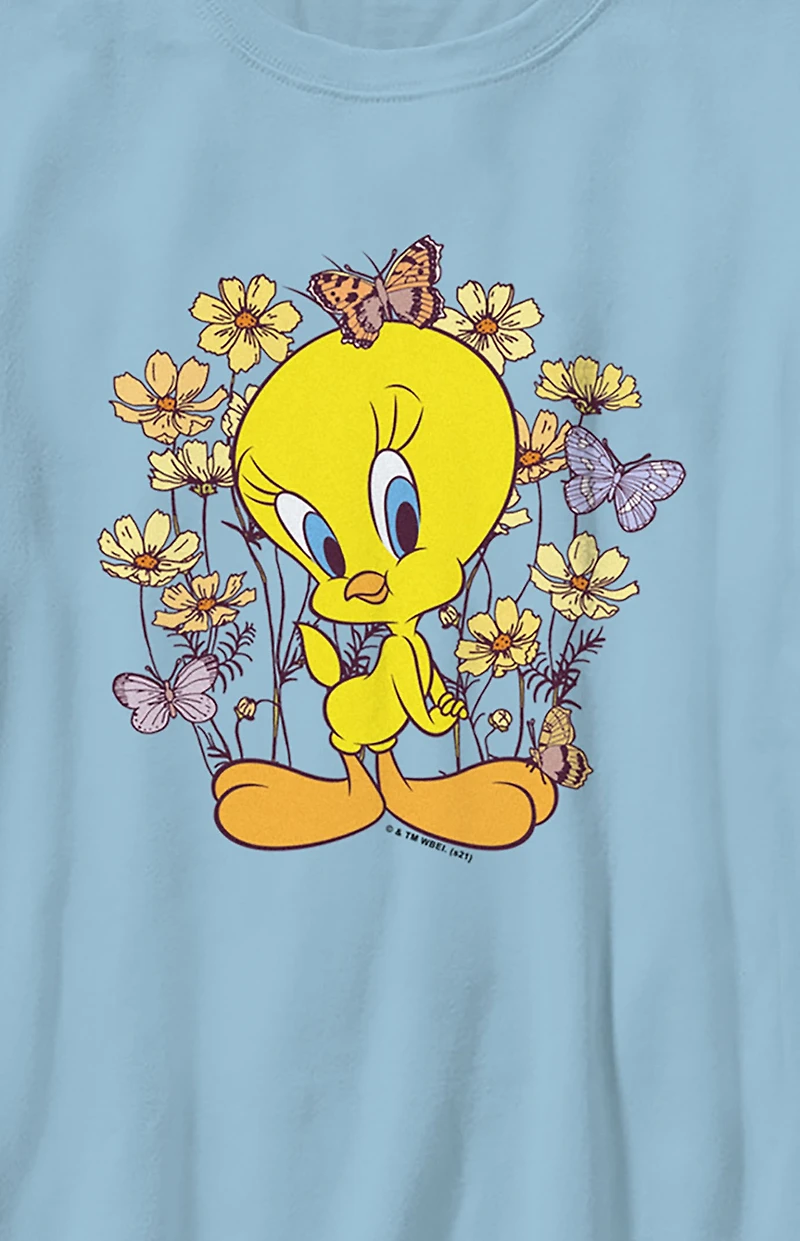 Kids Tweety Floral T-Shirt