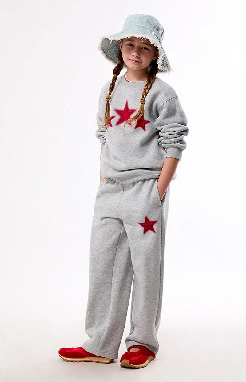 Pacsun Kids Star Applique Baggy Sweatpants