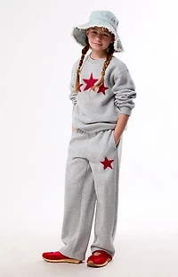 Pacsun Kids Star Applique Baggy Sweatpants