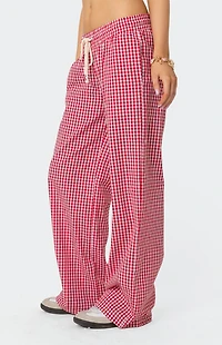 Edikted Taya Gingham Pants