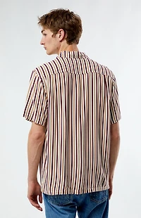 Pacsun Caleb Stripe Camp Shirt