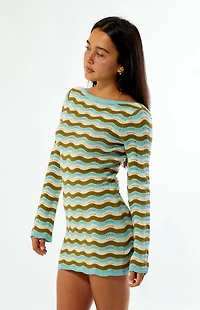 Rhythm Whispering Tides Knit Mini Dress