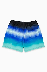 LOST Peril Tie Dye Swim Trunks