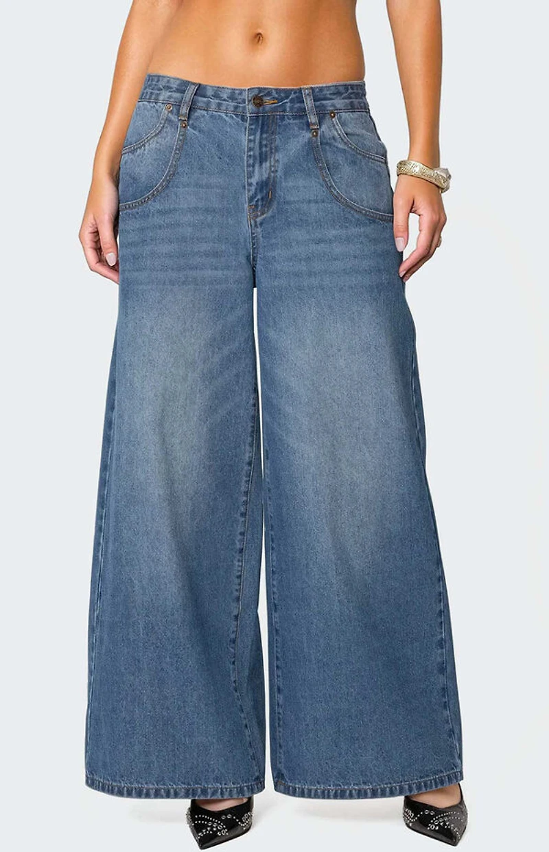 Edikted Jayden Low Rise Jeans
