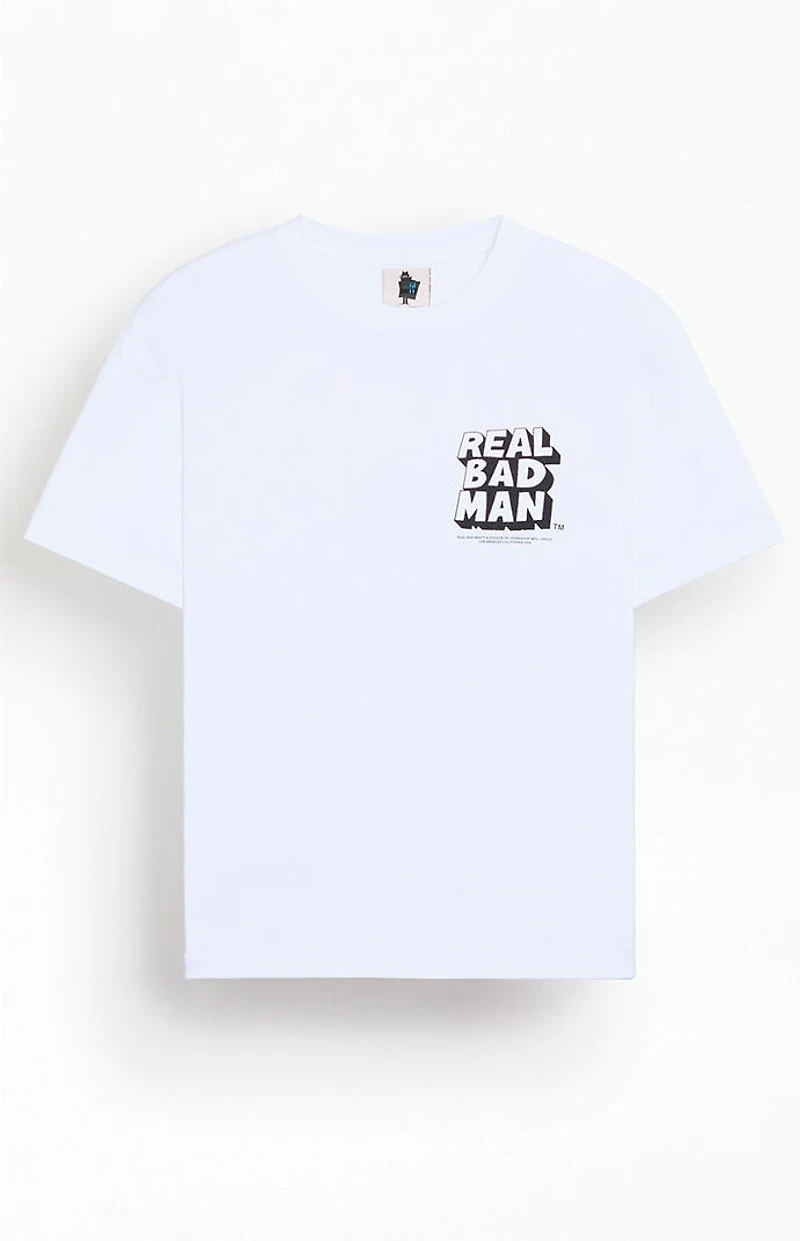 Real Bad Man Dotted Logo T-Shirt