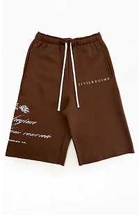 Civil Brown RFC Lounger Fleece Sweat Shorts