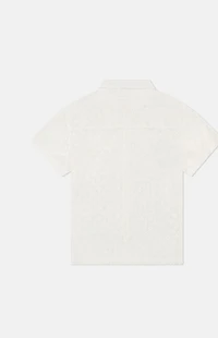 WeSC White Mesh Camp Shirt