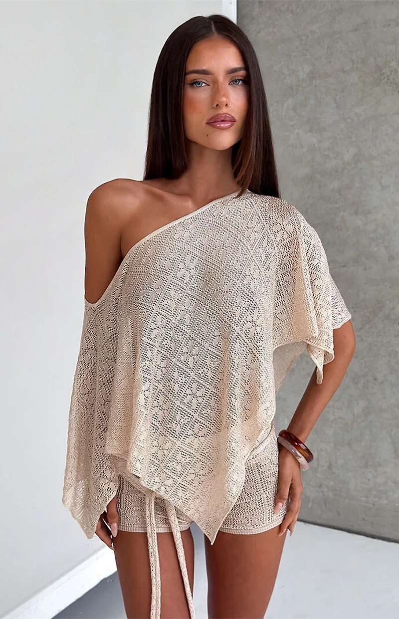 Tiger Mist Fern Crochet Poncho