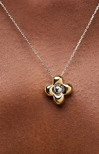 Ana Luisa Liora Pendant Flower Necklace