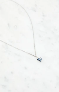 John Galt Silver Heart Necklace
