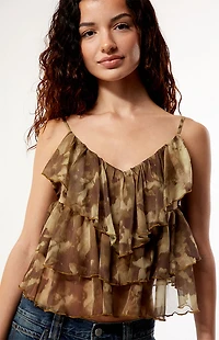 Your Favorite Marisol Ruffle Tiered Tank Top