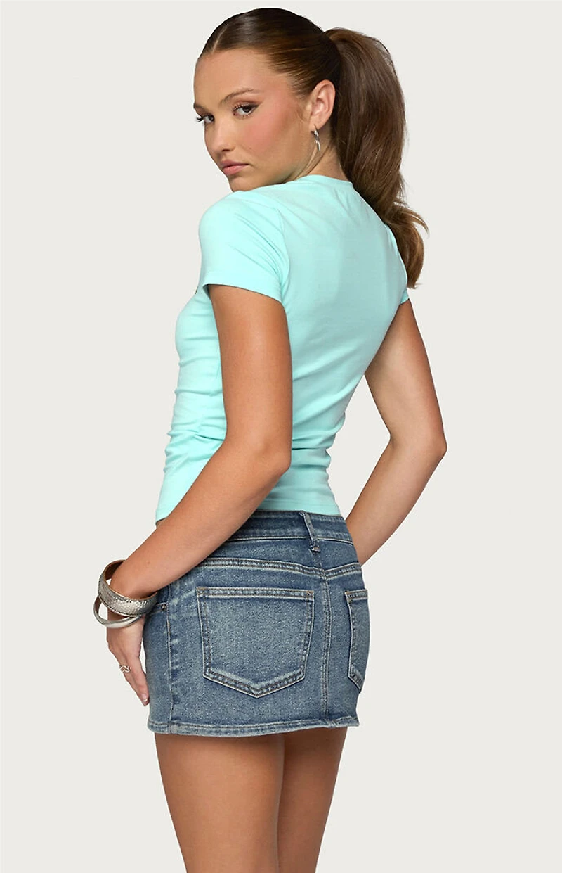 Edikted Ibiza Rhinestone T-Shirt