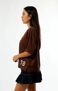 Pacsun Brown Standard Issue Short Sleeve Jersey