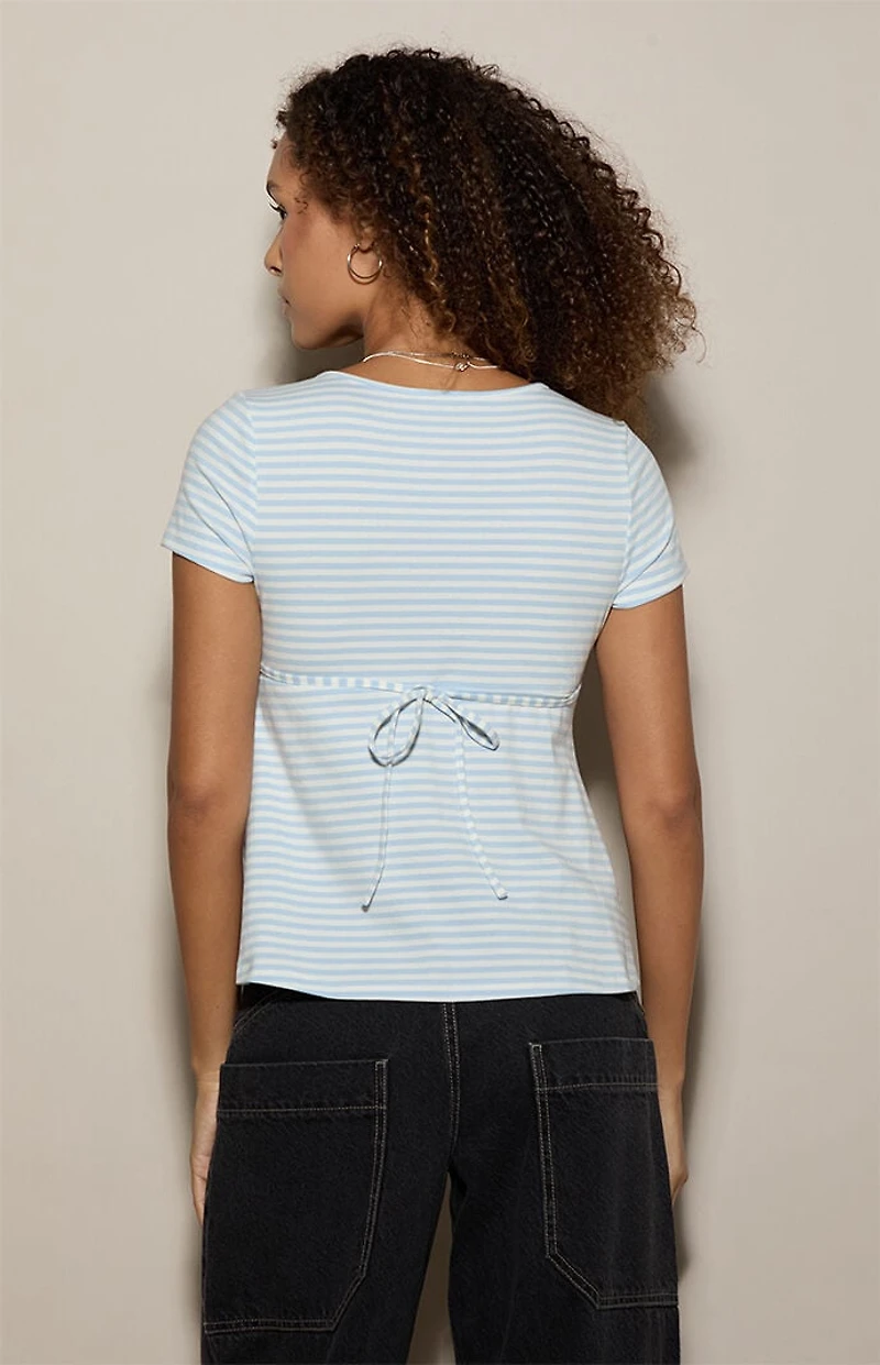 Pacsun Chloe Crossover Babydoll T-Shirt