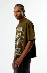 Pacsun Nocturne Essence Cropped Boxy T-Shirt