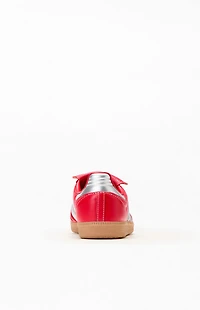 adidas Women's Red Samba Long Tongue Sneakers