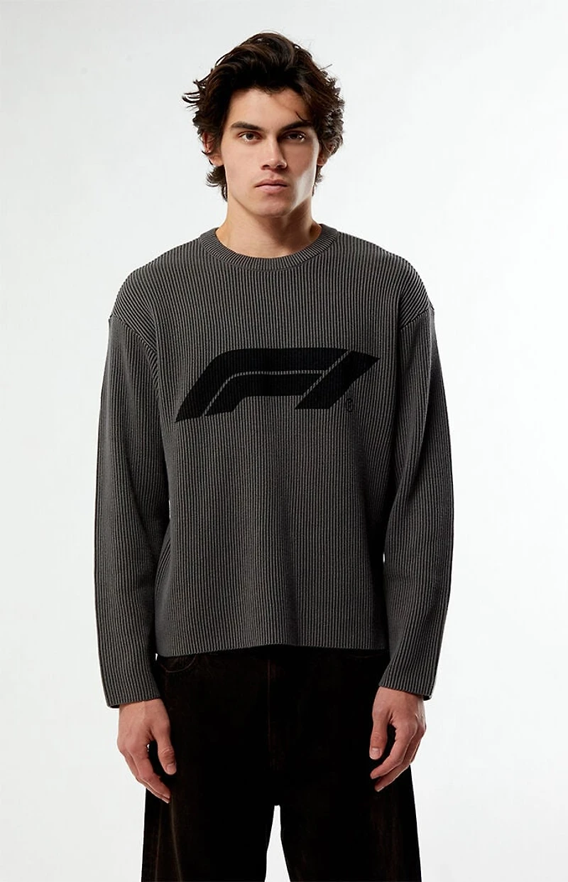 Formula 1 x Pacsun Ribbed Knit Crew Neck Sweater
