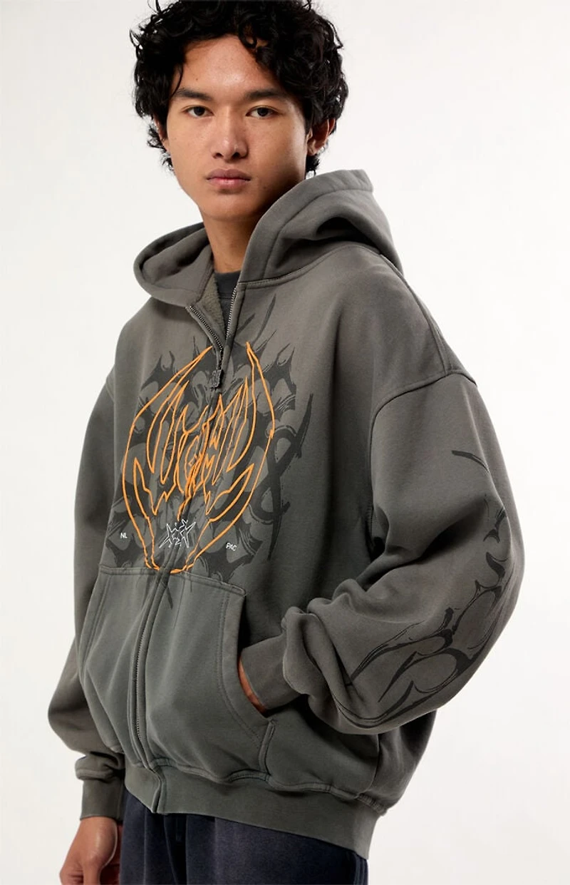 Nightlab x Pacsun Night Star Zip Up Hoodie