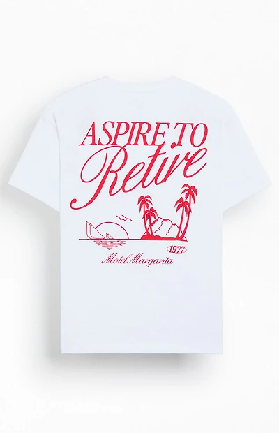 Motel Margarita Aspire to Retire Beach T-Shirt