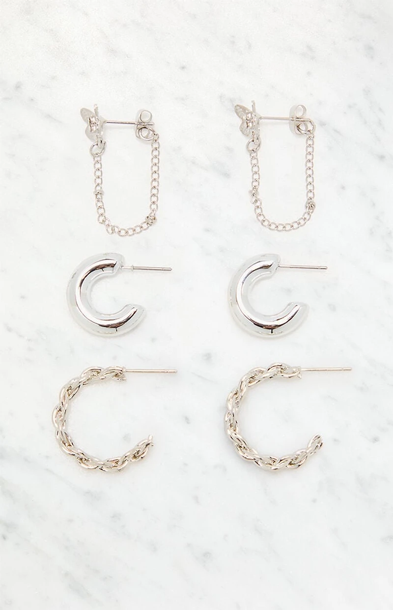 LA Hearts 3 Pack Celestial Earrings