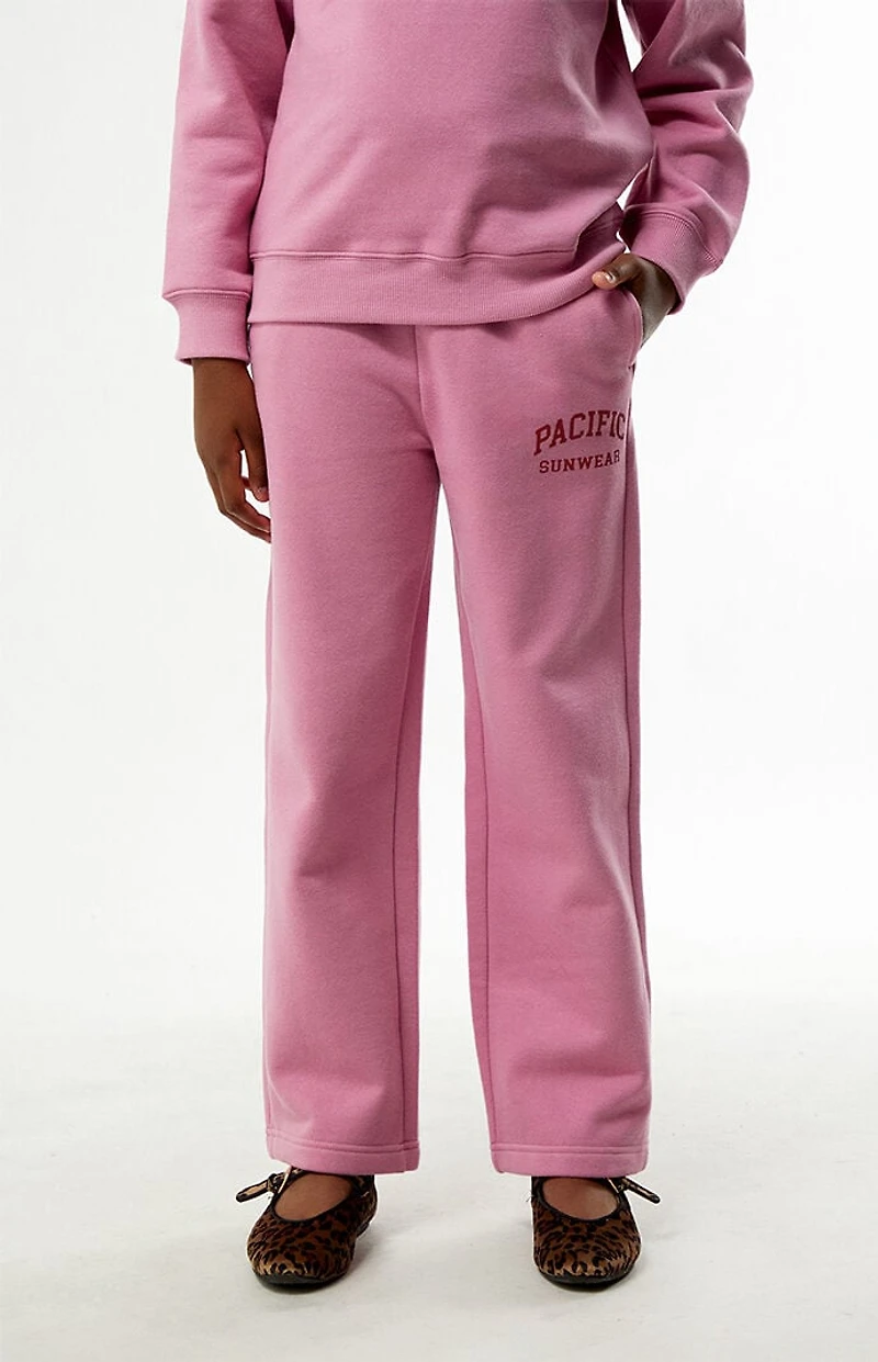 Pacsun Kids Pink Baggy Sweatpants