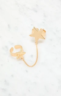 LA Hearts 2 Pack Star Rings