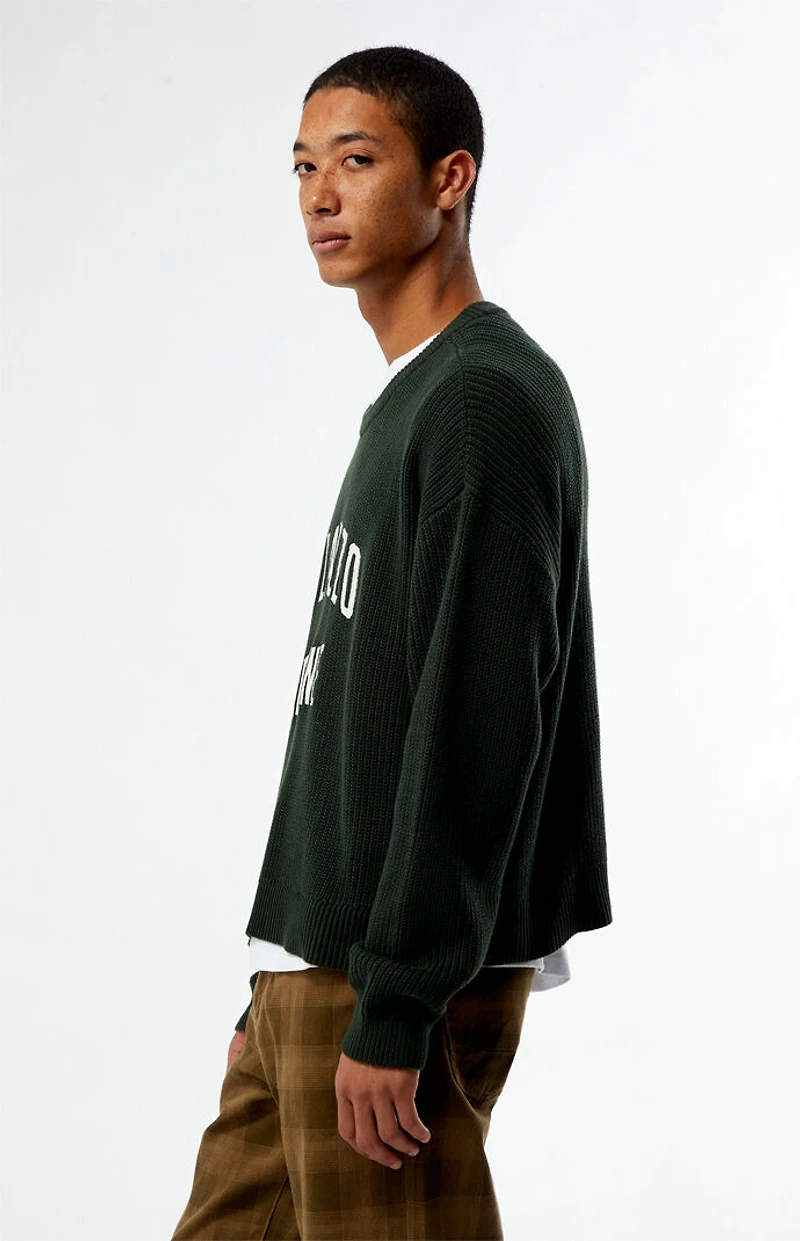 Pacsun Palazzo De Lune Ribbed Crew Neck Sweater
