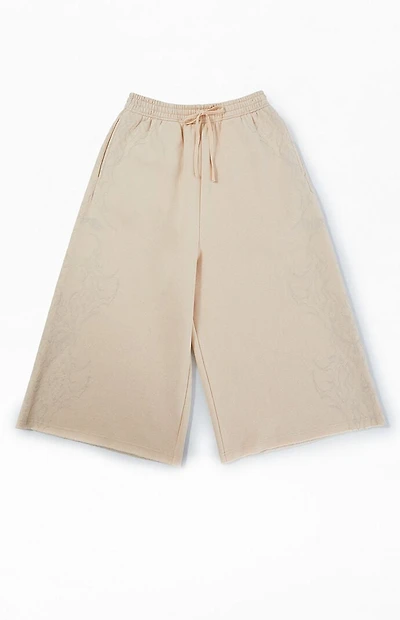 Civil Tan Cropped Baggy Sweatpants