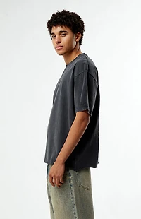 Pacsun Washed Black Premium Cropped T-Shirt