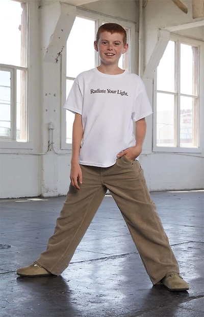 Pacsun Kids Baggy Pants Corduroy Carpenter Brown