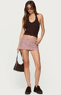 Edikted Marlow Striped Mini Skort