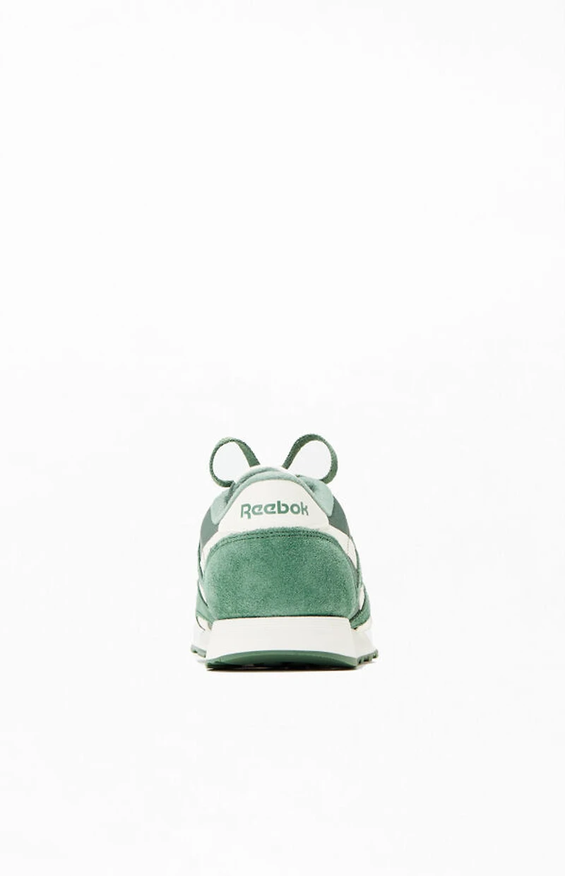 Reebok Green Classic Nylon Vintage Suede Shoes