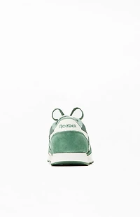 Reebok Green Classic Nylon Vintage Suede Shoes