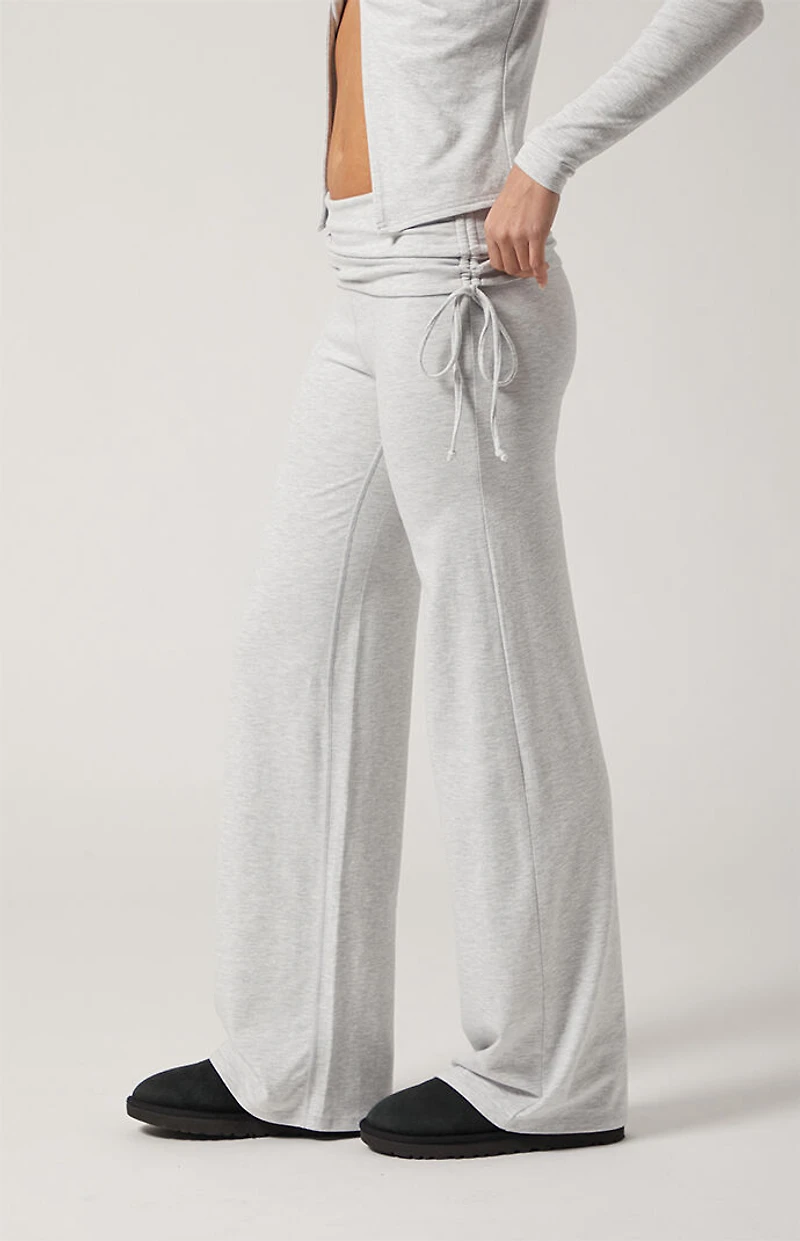 PAC 1980 DRIFT Active Shoreline Fold-Over Flare Yoga Pants